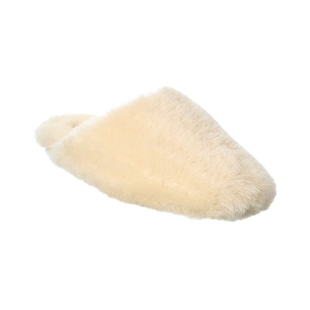 Aeyde Rega Shearling Mule, Beige